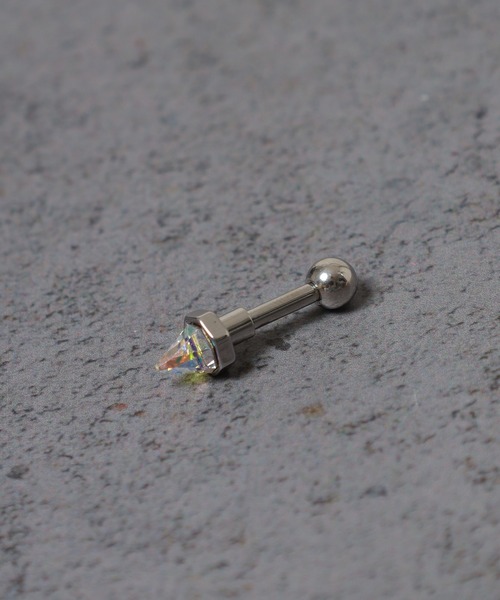 EVER METAL(エバーメタル ever metal EVER METAL)の「EVERMETAL アンテナヘリックス ボディピアス 金属アレルギー対応 サージカルステンレス 316L 日本製(ピアス(片耳用)・メンズ・ブラック系2/ブラック系1/ブラック系3/ゴールド系1/シルバー系4/ゴールド系2/シルバー系2/シルバー系1/シルバー系3/ゴールド系3・FREE)」の15枚目の写真