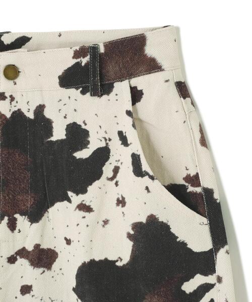 SIS(エスアイエス)の「SIS/エスアイエス/Cow Denim Shorts(デニムパンツ・レディース・ホワイト・L/M)」の4枚目の写真