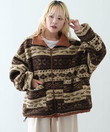 【WEB限定】2WAYリバーシブル撥水ナイロンボアブルゾン
