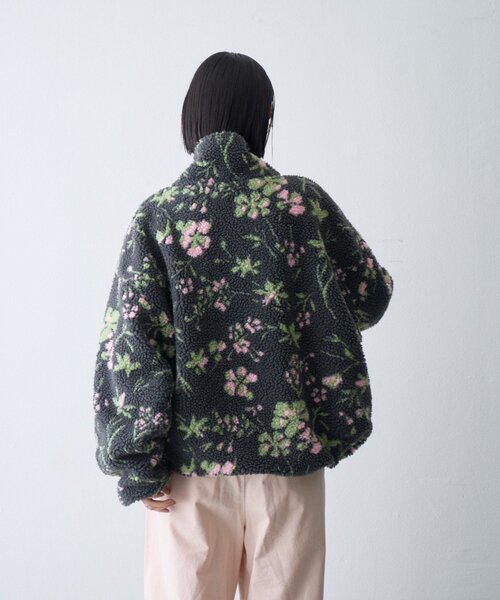 CIAOPANIC TYPY(チャオパニックティピー)の「【WEB限定】2WAYリバーシブル撥水ナイロンボアブルゾン(ブルゾン・レディース・ブラック/ベージュ/ブルー/カーキ・ONE SIZE)」の18枚目の写真