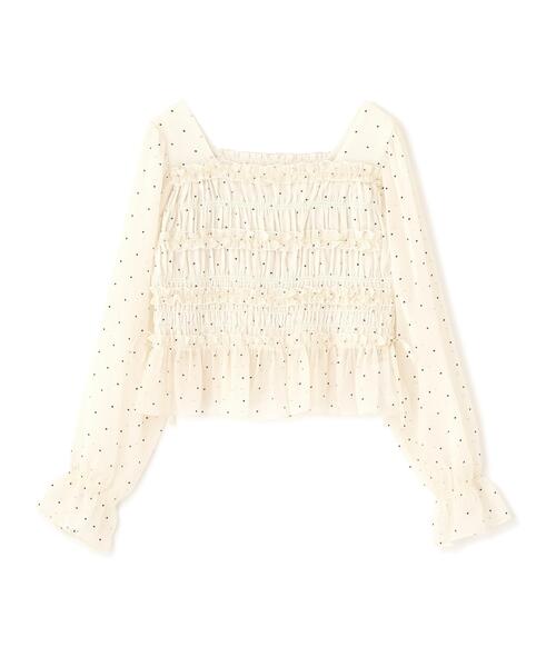 PROPORTION BODY DRESSING(プロポーションボディドレッシング)の「<a>シャーリングフリルキャンディースリーブブラウス / 1216210906(シャツ/ブラウス・レディース・ホワイト系その他/グレー/ピンク・FREE)」の17枚目の写真