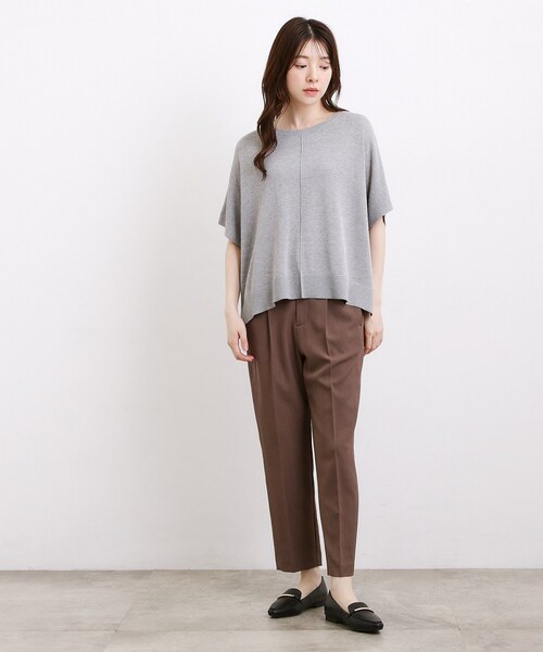 grove(グローブ)の「【体系カバー◎】ニット×インナーシャツタンクSET(その他トップス・レディース・ブラック/グレー/グリーン・02/04/03/01/05)」の9枚目の写真