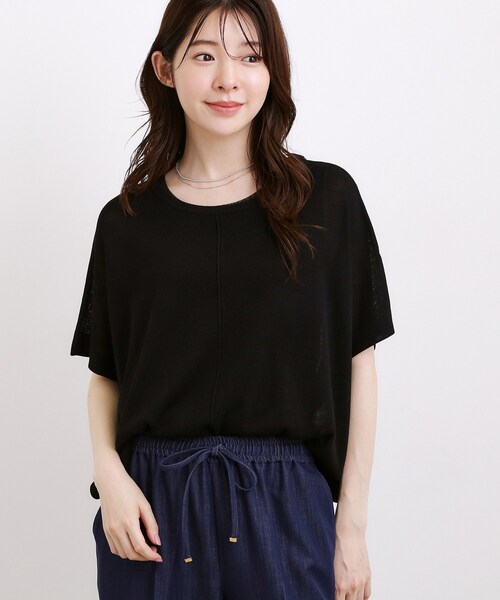 grove(グローブ)の「【体系カバー◎】ニット×インナーシャツタンクSET(その他トップス・レディース・ブラック/グレー/グリーン・02/04/03/01/05)」の14枚目の写真