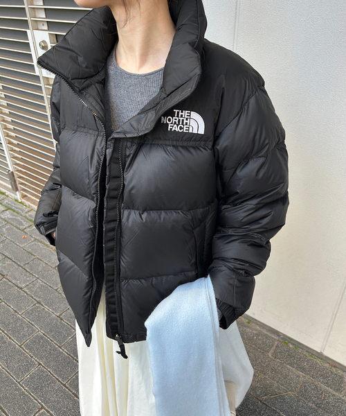 THE NORTH FACE(ザノースフェイス)の「《追加》THE NORTH FACE/ザ ノース フェイス SHORT Nuptse Jacket NDW92555 【手洗い可能】(ダウンジャケット/コート・レディース・ブラック・MEDIUM)」の7枚目の写真