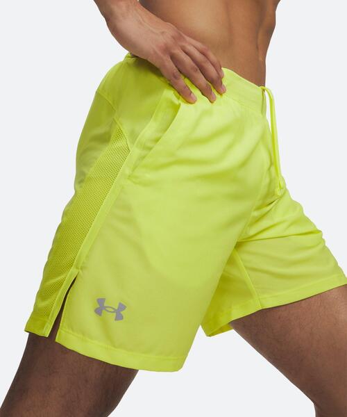 UNDER ARMOUR(アンダーアーマー)の「UAローンチ 7インチ ショーツ(ランニング/メンズ)(その他パンツ・メンズ・イエロー系・M/XL/L/S/2XL)」の4枚目の写真