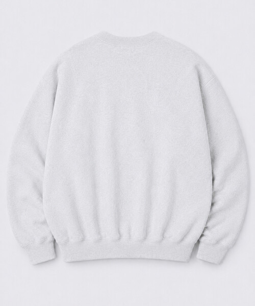 FREAK'S STORE(フリークスストア)の「限定商品 12oz ヘビーウェイト リラックスシルエット クルーネックスウェット(スウェット・メンズ・ブラック/グレイッシュベージュ/ネイビー/ブラウン/杢グレー/イエロー/サックスブルー/アッシュグレー/スミクロ・SMALL/MEDIUM/LARGE/X-LARGE)」の11枚目の写真