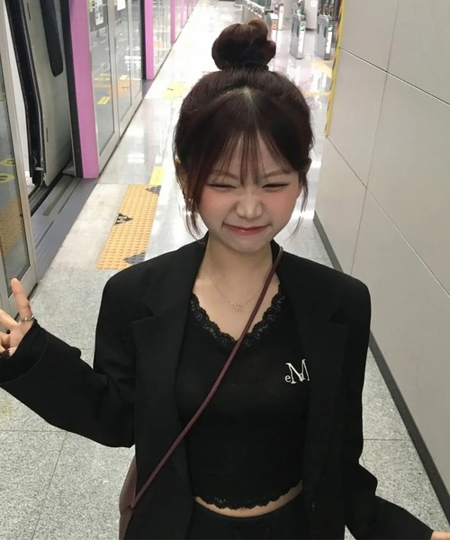 MUCENT(ムセント)の「MUCENT/SUNNIORレーストップス(Tシャツ/カットソー・レディース・ホワイト/グレー/ネイビー/ブラック・FREE)」の22枚目の写真
