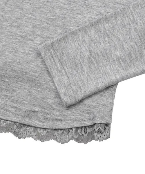 MUCENT(ムセント)の「MUCENT/SUNNIORレーストップス(Tシャツ/カットソー・レディース・ホワイト/グレー/ネイビー/ブラック・FREE)」の16枚目の写真