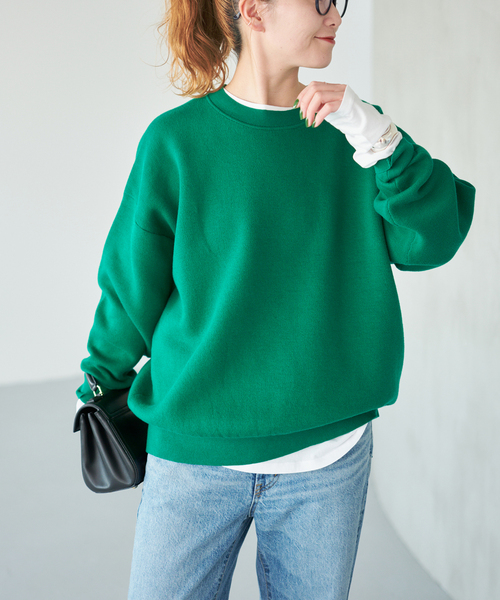 Spick & Span(スピックアンドスパン)の「《一部店舗+WEB限定 / 追加》2枚SET ルーズニット&カット(ニット/セーター・レディース・ブラウン/ライトグレー/ブラック/グリーン・FREE)」の13枚目の写真