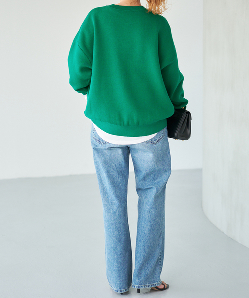 Spick & Span(スピックアンドスパン)の「《一部店舗+WEB限定 / 追加》2枚SET ルーズニット&カット(ニット/セーター・レディース・ブラウン/ライトグレー/ブラック/グリーン・FREE)」の18枚目の写真