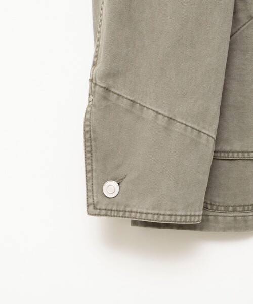 NOLLEY’S(ノーリーズ)の「【WEB限定】ウォッシャブルケミカルウォッシュカバーオール(ブルゾン・レディース・カーキ・FREE)」の19枚目の写真