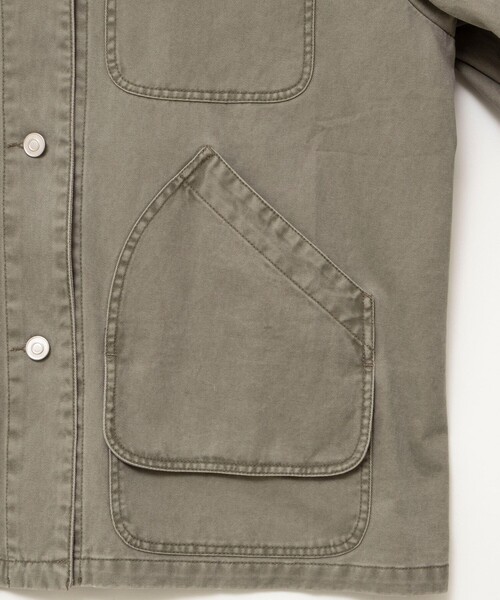 NOLLEY’S(ノーリーズ)の「【WEB限定】ウォッシャブルケミカルウォッシュカバーオール(ブルゾン・レディース・カーキ・FREE)」の20枚目の写真