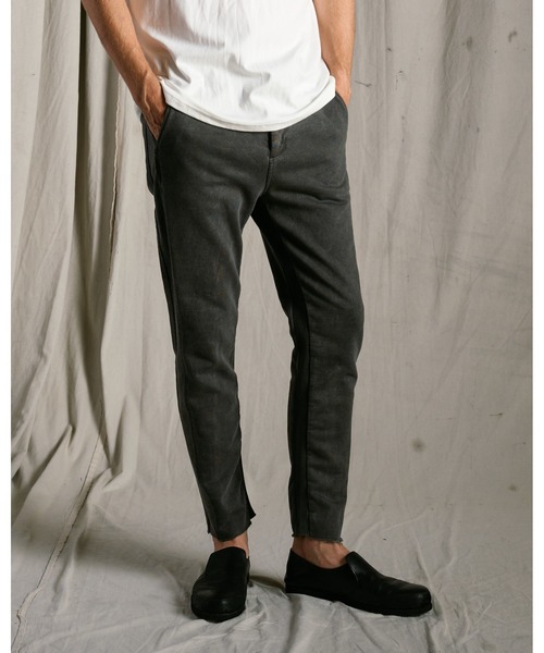 wjk(ダヴルジェイケイ)の「compact urake cut-off line pants(その他パンツ・メンズ・ブラック/ピンク/グレー・X-LARGE/LARGE/MEDIUM/SMALL)」の2枚目の写真