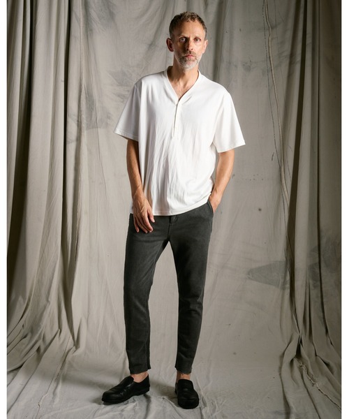 wjk(ダヴルジェイケイ)の「compact urake cut-off line pants(その他パンツ・メンズ・ブラック/ピンク/グレー・X-LARGE/LARGE/MEDIUM/SMALL)」の17枚目の写真