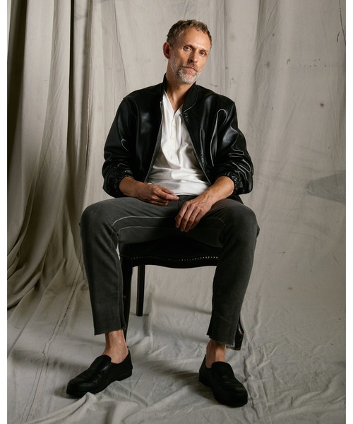 wjk(ダヴルジェイケイ)の「compact urake cut-off line pants(その他パンツ・メンズ・ブラック/ピンク/グレー・X-LARGE/LARGE/MEDIUM/SMALL)」の22枚目の写真