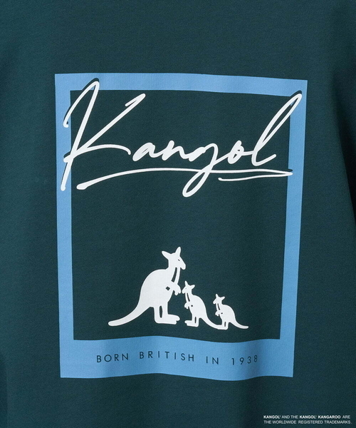 a.v.v(アーヴェヴェ)の「KANGOLスクエアプリントロングシルエットカットソー(Tシャツ/カットソー・メンズ・ホワイト/グリーン・48/46)」の16枚目の写真