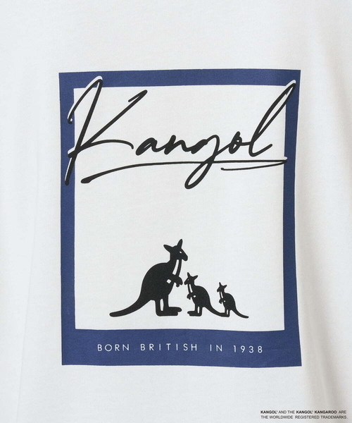 a.v.v(アーヴェヴェ)の「KANGOLスクエアプリントロングシルエットカットソー(Tシャツ/カットソー・メンズ・ホワイト/グリーン・48/46)」の18枚目の写真