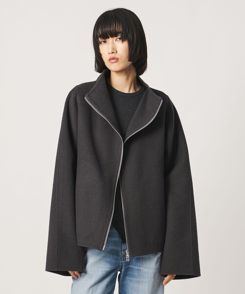 AEWEN MATOPH（イウエン マトフ）の「＜AEWEN MATOPH＞リバー ジップ ショート コート（その他アウター・レディース・ダークグレー/ライトグレー・38/36）」の3枚目の写真