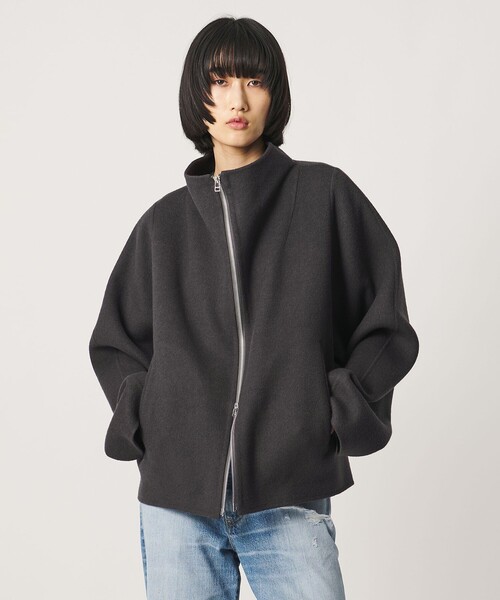 AEWEN MATOPH（イウエン マトフ）の「＜AEWEN MATOPH＞リバー ジップ ショート コート（その他アウター・レディース・ダークグレー/ライトグレー・38/36）」の4枚目の写真
