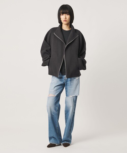 AEWEN MATOPH（イウエン マトフ）の「＜AEWEN MATOPH＞リバー ジップ ショート コート（その他アウター・レディース・ダークグレー/ライトグレー・38/36）」の6枚目の写真