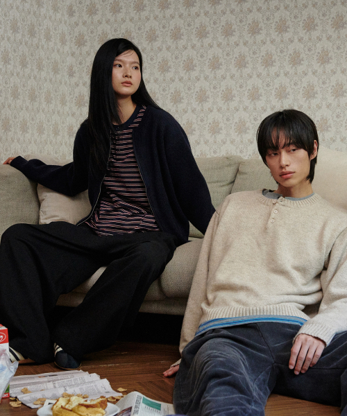 GLW（ジーエルダブリュ）の「[ユニセックス] ストライプヘンリーネックロングスリーブTワイン（Tシャツ/カットソー・メンズ・その他・SMALL/MEDIUM/LARGE/X-LARGE）」の5枚目の写真