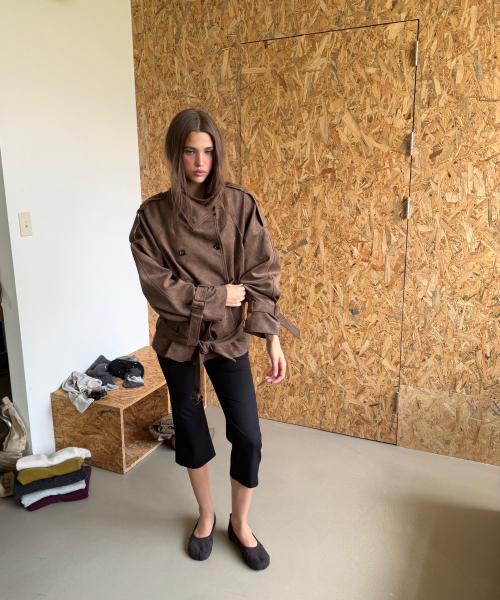ASURA(アスラ)の「AUTHENTIC TRENCH SUEDE JACKET (BROWN)(その他アウター・レディース・その他・OS)」の4枚目の写真