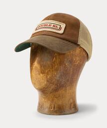 RRL（ダブル アール エル）の「ロゴパッチ スエード トラッカー キャップ（キャップ）」