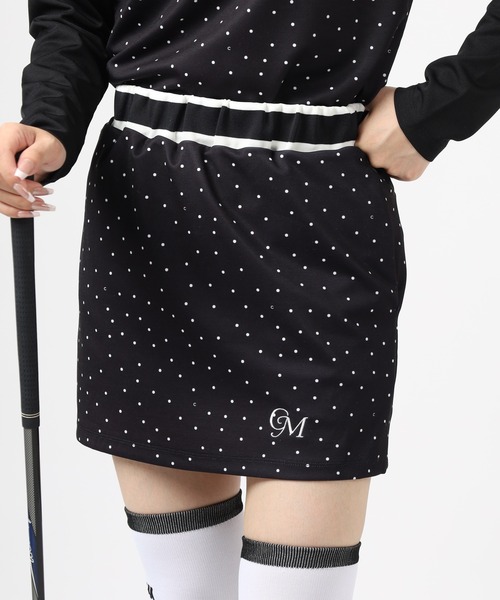 FUNALIVE(ファンアライブ)の「DOTS SKIRT ドットスカート(スカート・レディース・ブラック・L/M)」の1枚目の写真