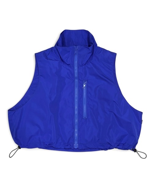 NON TOKYO(ノントーキョー)の「LAMINATED TAFFETA SHORT VEST(ベスト・レディース・ブルー/イエロー/ブラック・FREE)」の12枚目の写真