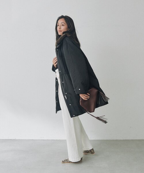 RIVE DROITE(リヴドロワ)の「スタンドカラーパテッドジャケット(秋服/冬服)(その他アウター・レディース・ブラック/カーキ・FREE)」の11枚目の写真