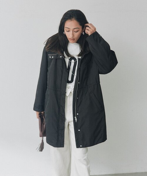 RIVE DROITE(リヴドロワ)の「スタンドカラーパテッドジャケット(秋服/冬服)(その他アウター・レディース・ブラック/カーキ・FREE)」の13枚目の写真