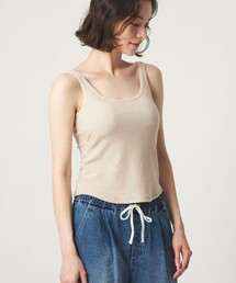 <john masters UNITED ARROWS>パイル カップ付き タンクトップ