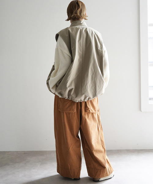 JOURNAL STANDARD LUXE（ジャーナルスタンダード　ラックス）の「MATEY's  コールイージーパンツ（その他パンツ・レディース・ブラウン/ホワイト×ホワイト/オレンジ・FREE）」の21枚目の写真