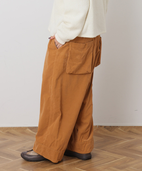 JOURNAL STANDARD LUXE（ジャーナルスタンダード　ラックス）の「MATEY's  コールイージーパンツ（その他パンツ・レディース・ブラウン/ホワイト×ホワイト/オレンジ・FREE）」の9枚目の写真