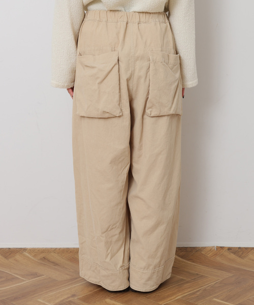 JOURNAL STANDARD LUXE（ジャーナルスタンダード　ラックス）の「MATEY's  コールイージーパンツ（その他パンツ・レディース・ブラウン/ホワイト×ホワイト/オレンジ・FREE）」の12枚目の写真
