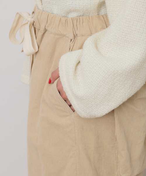 JOURNAL STANDARD LUXE（ジャーナルスタンダード　ラックス）の「MATEY's  コールイージーパンツ（その他パンツ・レディース・ブラウン/ホワイト×ホワイト/オレンジ・FREE）」の15枚目の写真