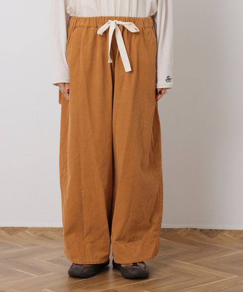 JOURNAL STANDARD LUXE（ジャーナルスタンダード　ラックス）の「MATEY's  コールイージーパンツ（その他パンツ・レディース・ブラウン/ホワイト×ホワイト/オレンジ・FREE）」の18枚目の写真