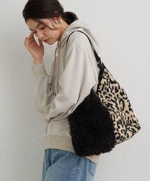 THE SHOP TK （ザ ショップ ティーケー ）の「ボア配色ワンショルダーバッグ（トートバッグ）」