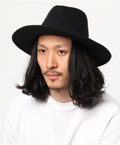 JACKROSE（ジャックローズ）の「ワイドブリム裏毛ハット（ハット・メンズ・ブラック/ライトグレー・フリー）」の8枚目の写真