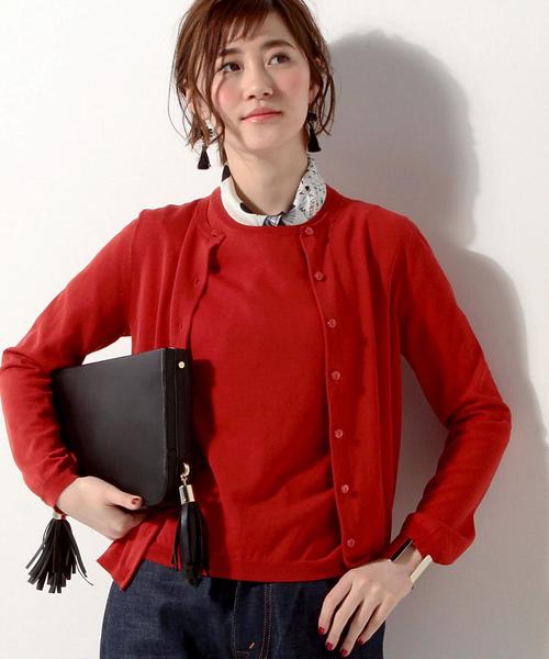 UNITED ARROWS - ユナイテッドアローズ　UBC ハイツイストコットン クルーネック カーディガン UNITED ARROWS（ユナイテッドアローズ）の「○UBCB ハイツイスト