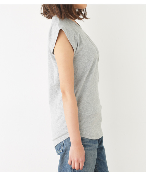 SLY（スライ）の「ﾜﾝｼｮﾙCUT TOPS（Tシャツ/カットソー・レディース・ホワイト/オレンジ系その他/ブラック/トップグレー・FREE）」の19枚目の写真