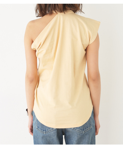 SLY（スライ）の「ﾜﾝｼｮﾙCUT TOPS（Tシャツ/カットソー・レディース・ホワイト/オレンジ系その他/ブラック/トップグレー・FREE）」の13枚目の写真