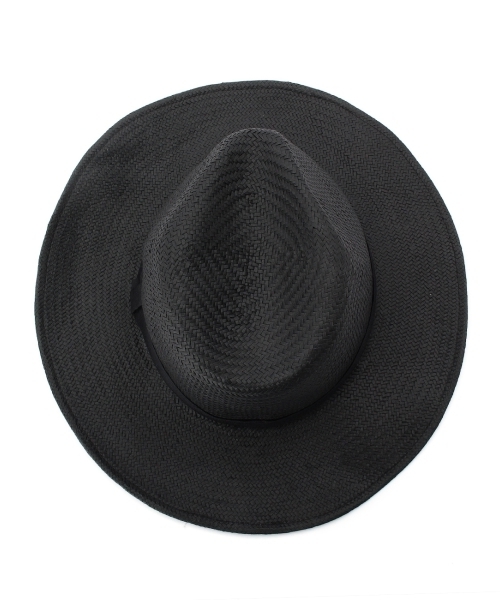 AG by aquagirl（エージーバイアクアガール）の「ペーパーパナマ風中折れハット（ハット・レディース・ブラック/ホワイト・00）」の4枚目の写真