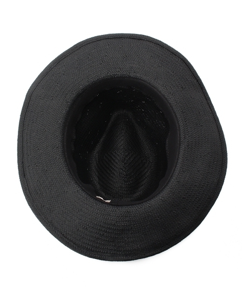 AG by aquagirl（エージーバイアクアガール）の「ペーパーパナマ風中折れハット（ハット・レディース・ブラック/ホワイト・00）」の5枚目の写真