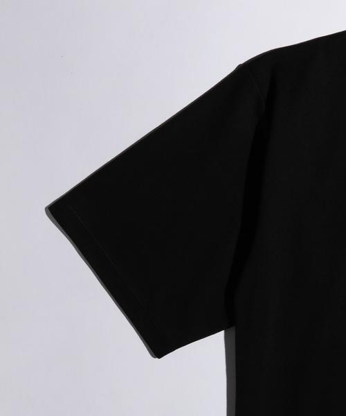 MONKEY TIME(モンキータイム)の「<monkey time> ダブル モックネック 6SL カットソー◆(Tシャツ/カットソー・メンズ・ブラック/ホワイト・LARGE/SMALL/X-LARGE/MEDIUM)」の4枚目の写真