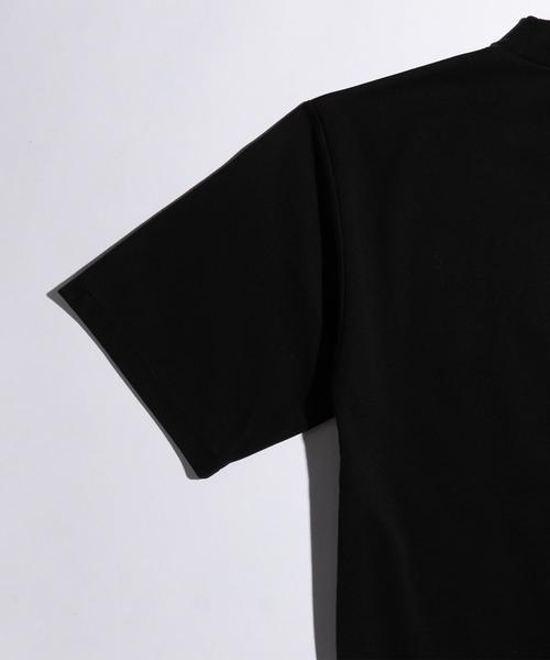 MONKEY TIME(モンキータイム)の「<monkey time> ダブル モックネック 6SL カットソー◆(Tシャツ/カットソー・メンズ・ブラック/ホワイト・LARGE/SMALL/X-LARGE/MEDIUM)」の5枚目の写真