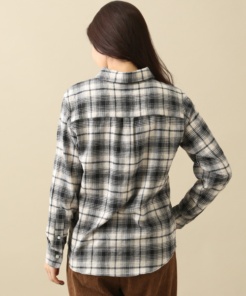 MYSELF ABAHOUSE（マイセルフアバハウス）の「シャーリングタータンチェックレギュラーシャツ（シャツ/ブラウス・レディース・オフホワイト/グレー・SMALL/MEDIUM）」の5枚目の写真