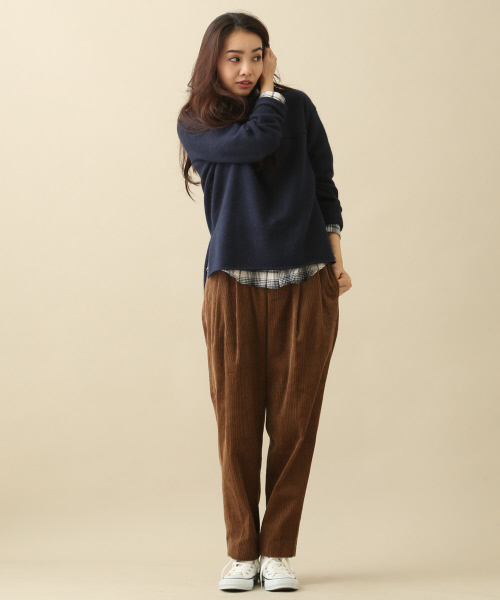 MYSELF ABAHOUSE（マイセルフアバハウス）の「シャーリングタータンチェックレギュラーシャツ（シャツ/ブラウス・レディース・オフホワイト/グレー・SMALL/MEDIUM）」の7枚目の写真