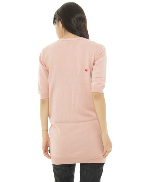 KariAng（カリアング）の「５分袖ロングニットカーデ（カーディガン/ボレロ・レディース・ホワイト/ピンク・SMALL/MEDIUM）」の8枚目の写真