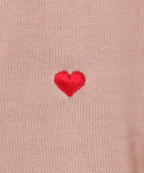 KariAng（カリアング）の「５分袖ロングニットカーデ（カーディガン/ボレロ・レディース・ホワイト/ピンク・SMALL/MEDIUM）」の6枚目の写真